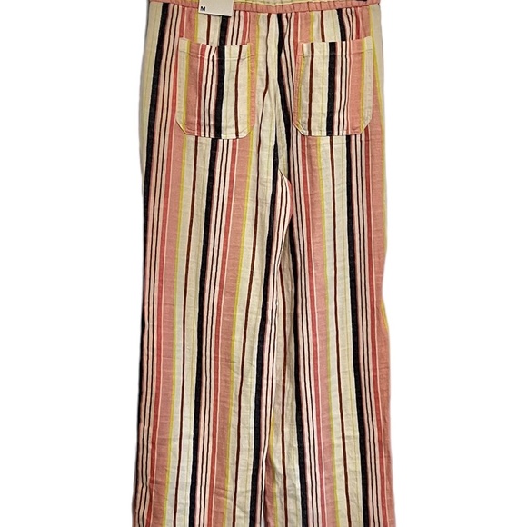 Old Navy NWT High-Waist Linen Blend Wide-Leg Pants Size Medium - Picture 8 of 8